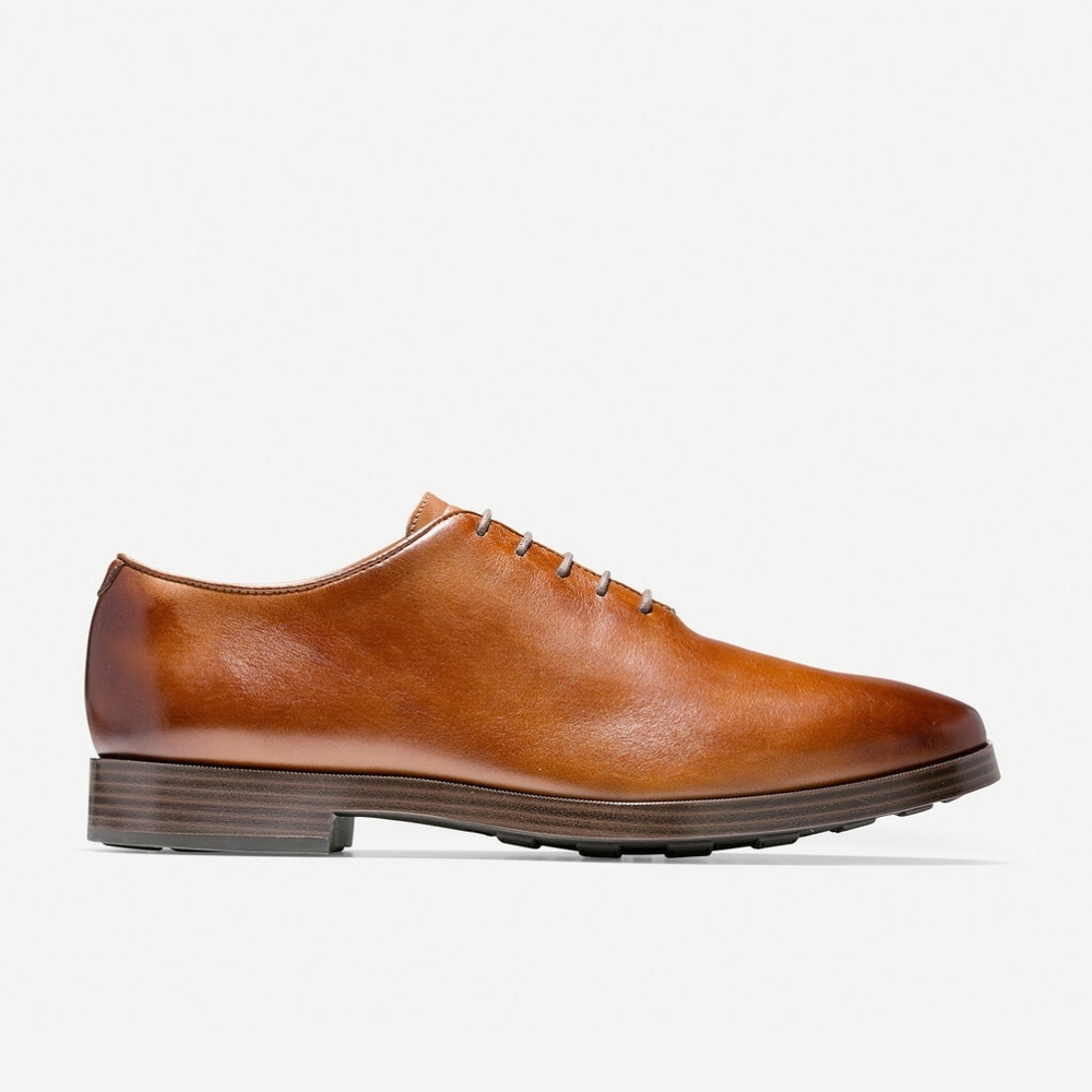 Jefferson Grand Wholecut Oxford in British Tan - Picture 3 of 8